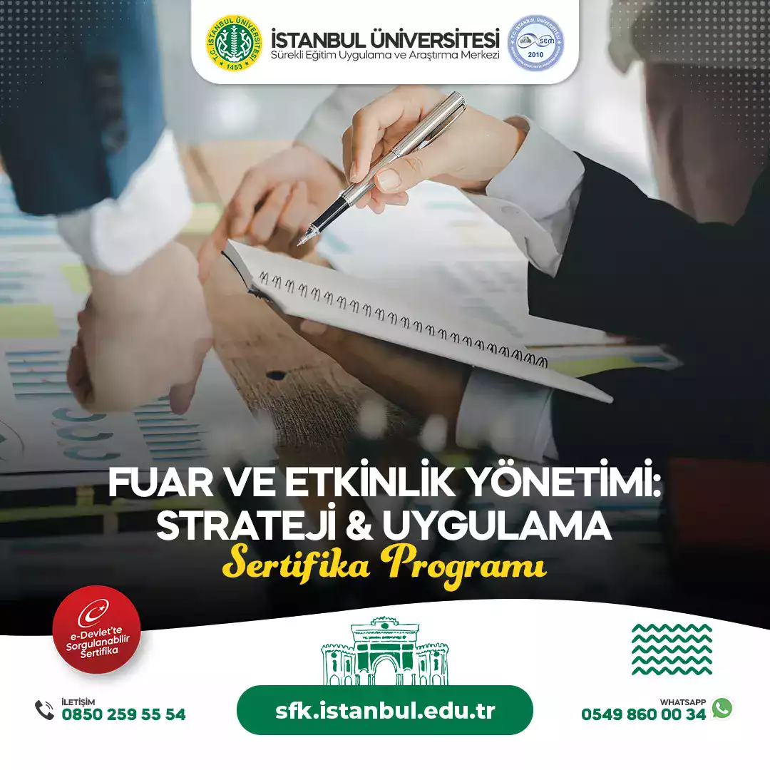 Fuar ve Etkinlik Yönetimi: Strateji & Uygulama Sertifika Programı