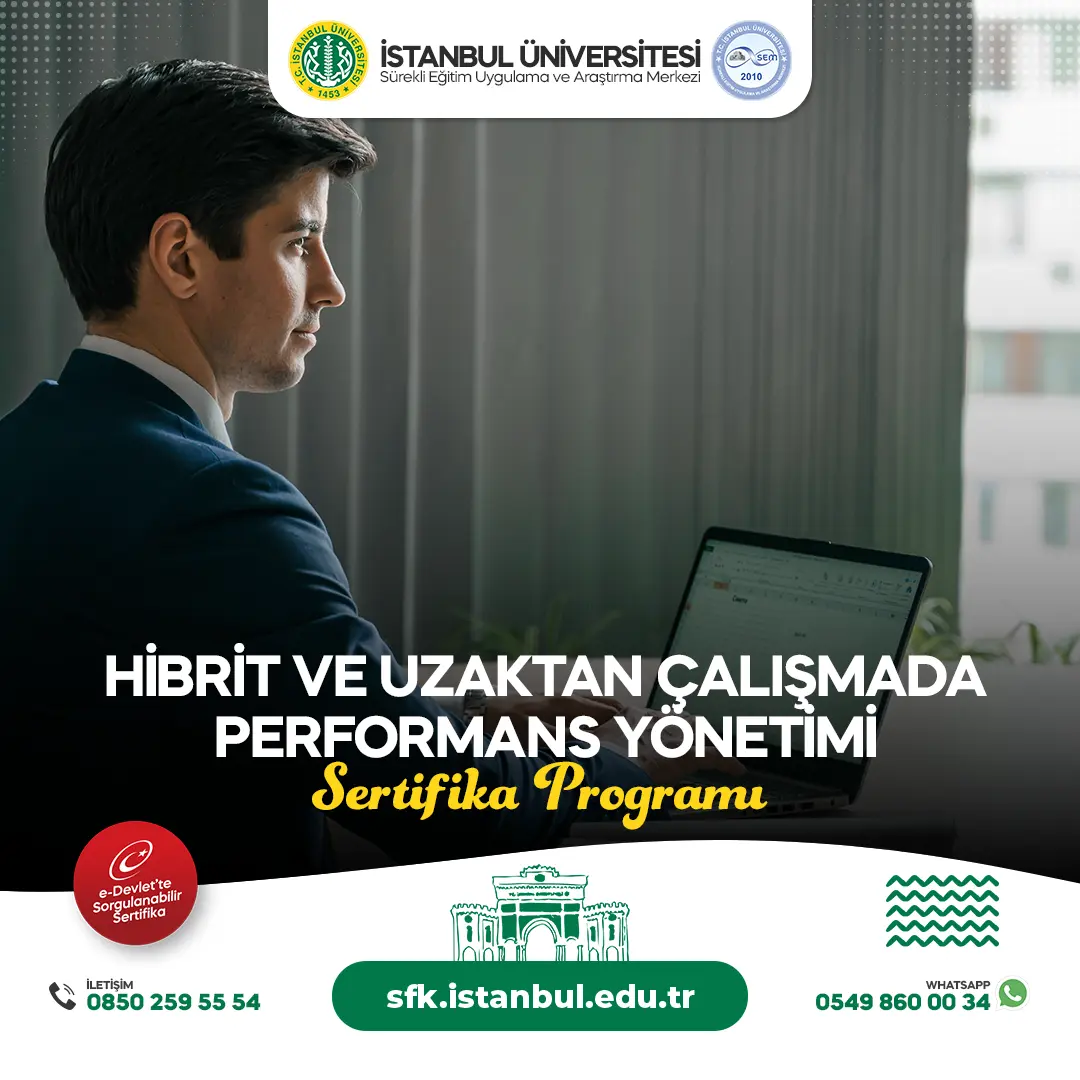 Hibrit ve Uzaktan Çalışmada Performans Yönetimi Sertifika Programı