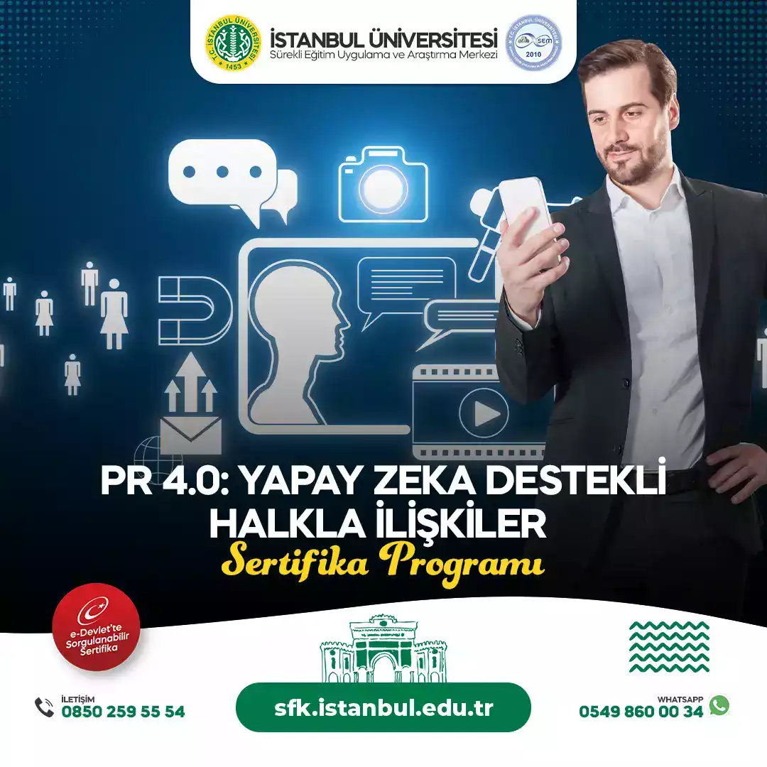 PR 4.0: Yapay Zeka Destekli Halkla İlişkiler Sertifika Programı